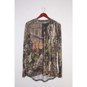 Terramar Hunting Shirt Men's Size L Mossy Oak Break Up Country Camo Lightweight